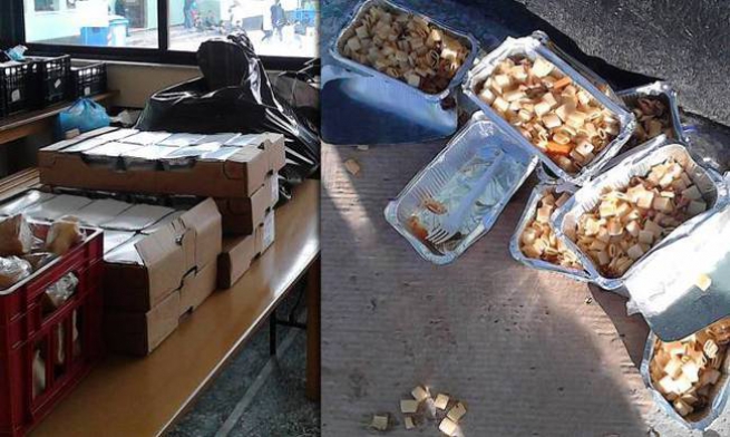 Беженцы, проживающие в греческих хотспотах, выбрасывают бесплатную еду на помойку