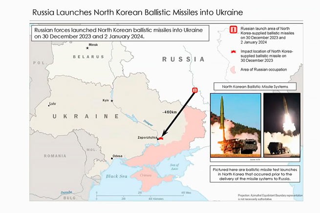 Баллистические ракеты из Северной Кореи ударили по Украине