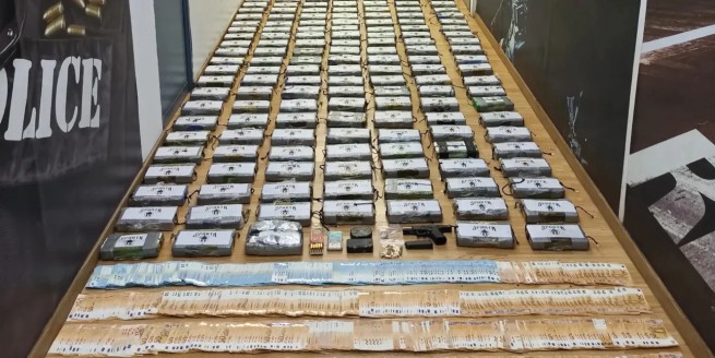 210 kg de cocaïne trouvés dans un conteneur contenant des crevettes
