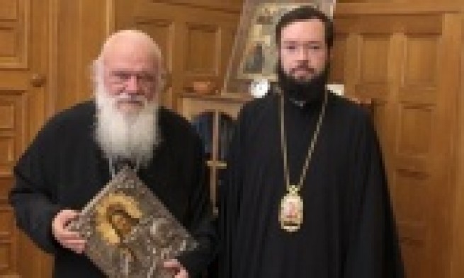 Митрополит Западноевропейский Антоний встретился с Предстоятелем Элладской Православной Церкви Иеронимом