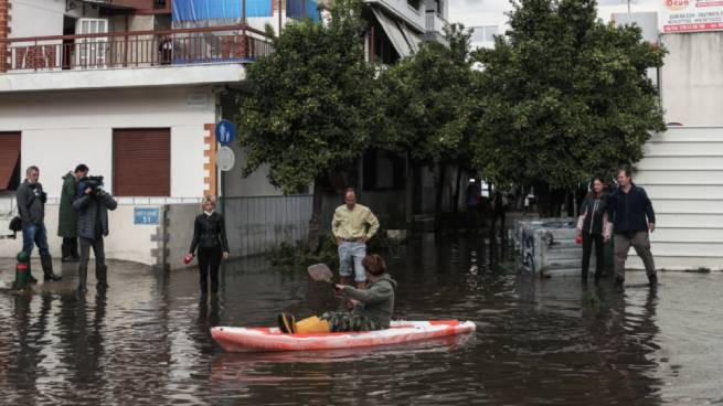 Эксперты прогнозируют 5-8 ежегодных наводнений в Салониках и другие катаклизмы