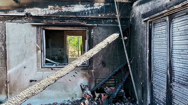 «Я видел, как горит мой дом, я плачу с утра» - грустные кадры из Алепохори