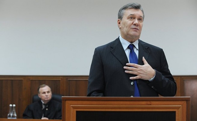 Суд в Киеве заочно приговорил Януковича к 13 годам тюрьмы
