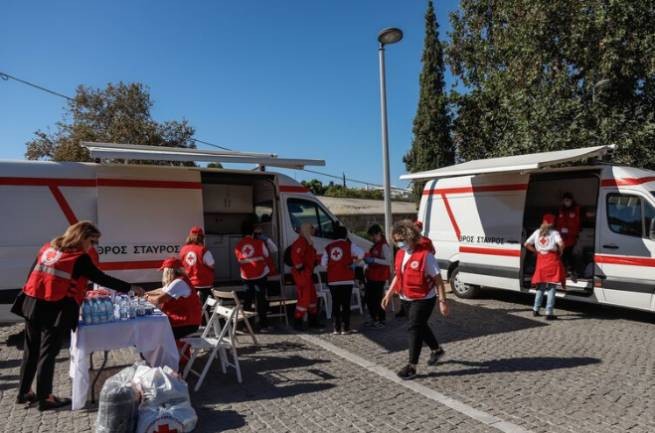 Гуманитарная акция в Афинах - ГКК в помощь бездомным