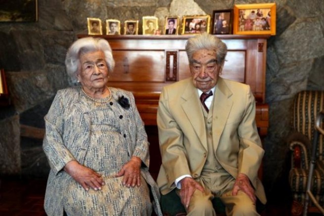 Старейшая супружеская пара в мире занесена в Книгу рекордов Гиннесса