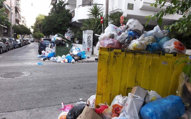 Приостановлен сбор мусора ​​в Аттике