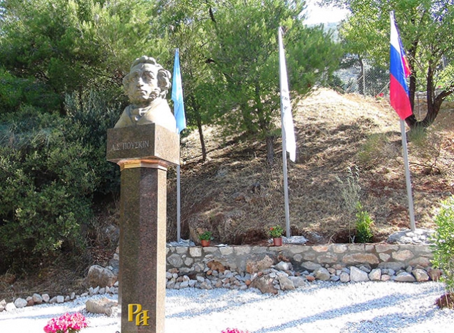 Памятник Пушкину нашел место на горе Парнас