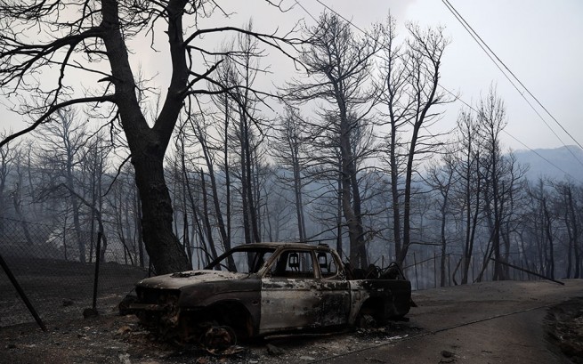 Более 100 тысяч гектаров сожжены в Аттике и на Эвии