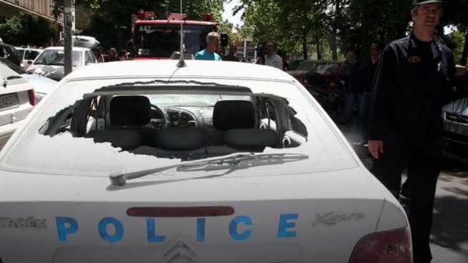 Нападение на полицейский патруль в центре Афин
