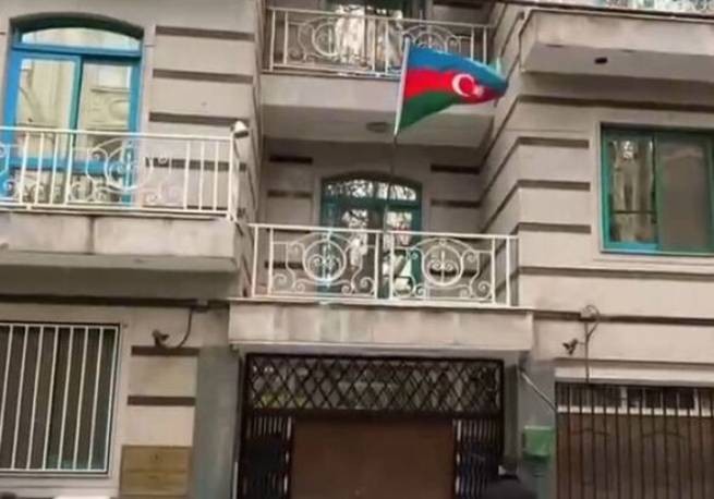 Нападение на посольство Азербайджана в Тегеране (видео)