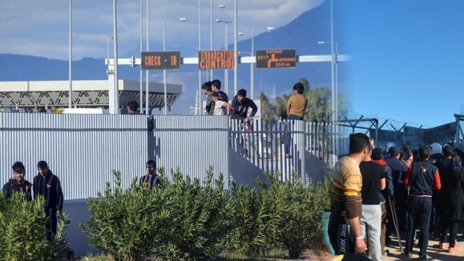 Патры: мигранты сломали забор и прорвались в порт