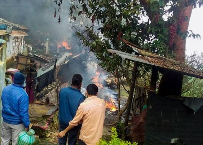 Крушение вертолета в Индии, погиб начальник штаба обороны