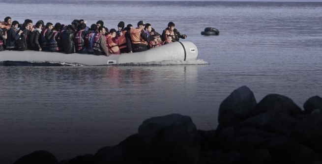 200 африканских мигрантов за одну ночь прибыли на Митилини