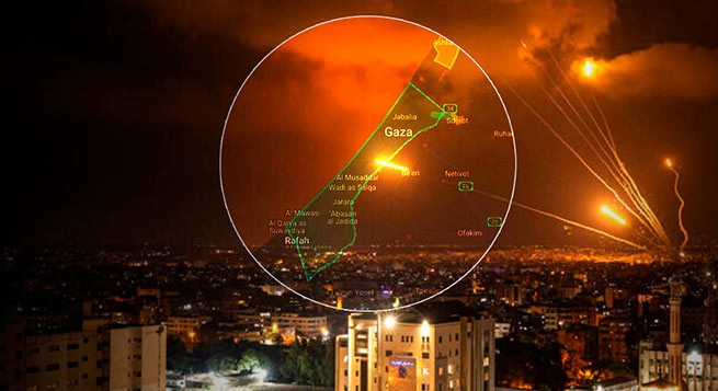 «Ад» в секторе Газа и на юге Ливана: Израиль наносит удары по лагерям ХАМАС