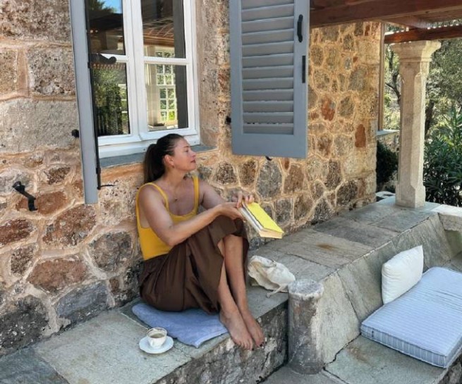 Мария Шарапова отдыхает в Греции