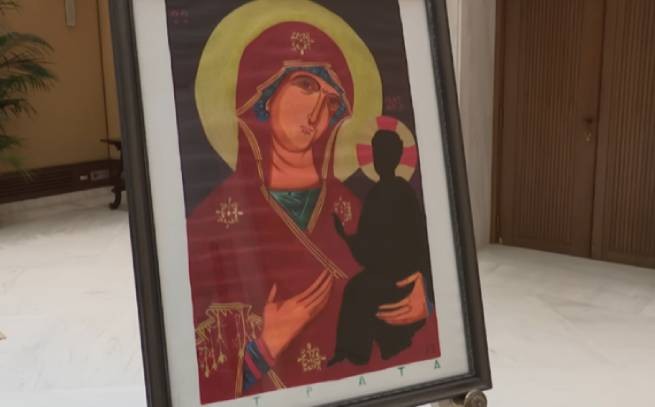 Зеленский подарил папе римскому «полупустую икону»
