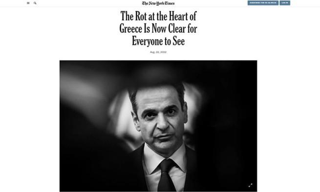 New York Times: &quot;Гниль в сердце Греции теперь очевидна для всех&quot;