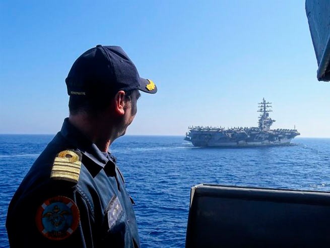 Греция провела совместные учения с 6-м флотом США
