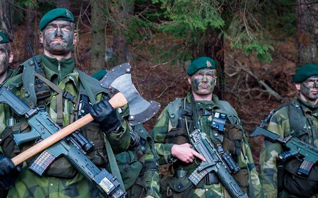 Армия Швеции готова к противостоянию. По крайней мере на фото...