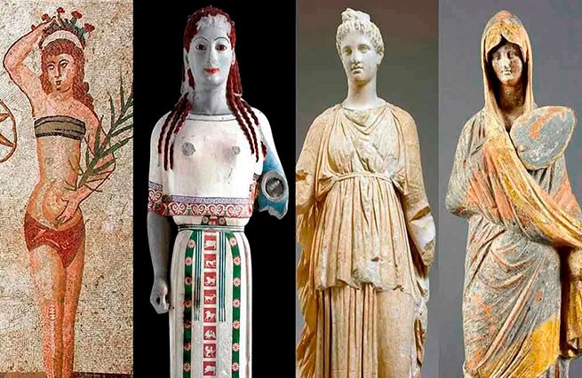 Во что одевались древние люди?
