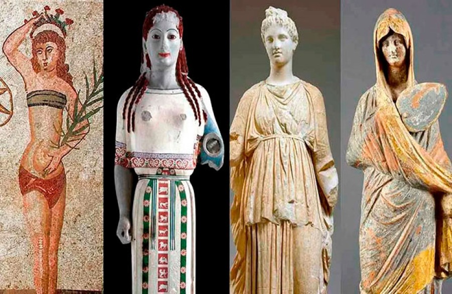 Древнегреческие скульптуры женщин - 79 фото