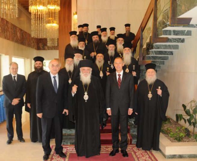 Прием в Посольстве России в Греции по случаю дня Торжества Православия
