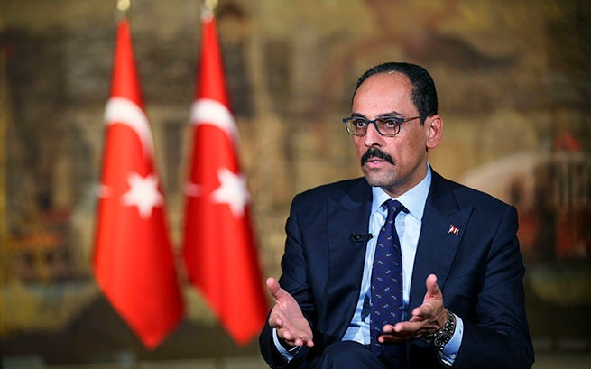 Пресс-секретарь Эрдогана - Ибрагим Калин.