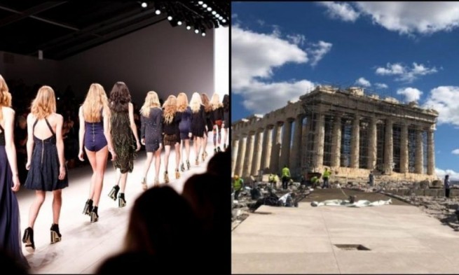 Dior устраивает на Акрополе показ мод