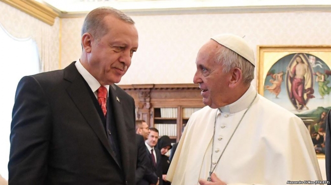 Глава Турции посетил Ватикан впервые за последние 59 лет