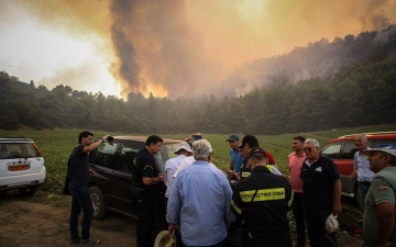 Пелопоннес: Пожарные тушили возгорания в Илии