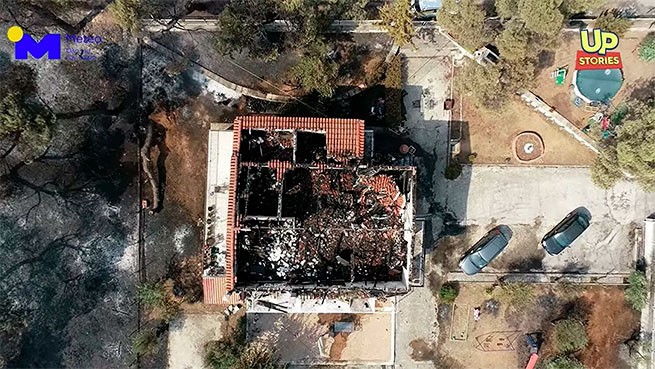 Пожар в Варибоби: кадры с дрона на следующий день...