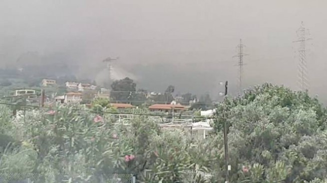 Пожар в Аттике: состояние атмосферы ухудшается, инструкции Афинской национальной обсерватории