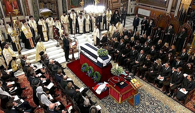 Похороны бывшего короля Константина — вызов для Греции