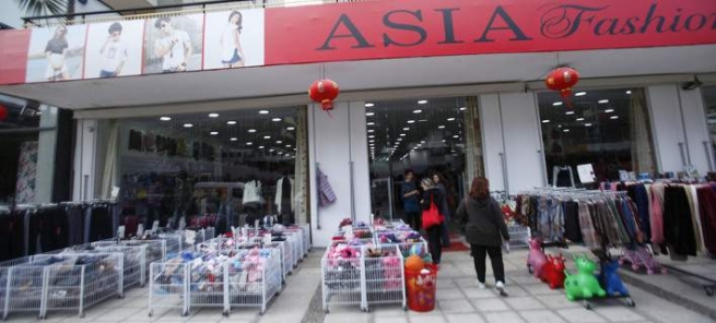 Китайские магазины… наступают на бутики