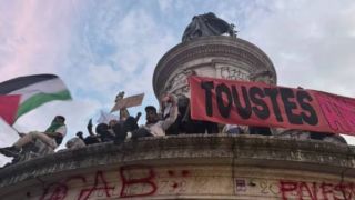 Во Франции прошли протесты против правых радикалов