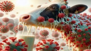 В коровьем молоке обнаружен вирус птичьего гриппа
