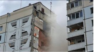 Conflict Intelligence Team: дом в Белгороде, вероятно, разрушен боеприпасом РФ (видео)